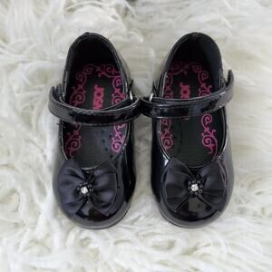 Josmo Vegan Patent Leather Ballet Shoes Size 4